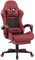 Gamtimer Gaming Stuhl, Ergonomischer Computerstuhl mit Fußstütze und Lordosenstütze, Atmungsaktives PU Leder, Großer Gaming Chair, Höhenverstellbarer 360° Drehstuhl –Bordeauxrot