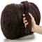 MeriWoolArt® 100% XXL Merino Wolle Garn 4-5 cm Dicke Wolle Garn, Filzwolle Trockenfilzen Nassfilzen, DIY Klobiges Wolle Garn Decke, Decke Baby Wolle, Arm Stricken Decke Garn Aubergine, 100g