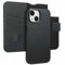 ACCEZZ Bookcase,2 in 1 Case kompatibel mit iPhone 15 - Schwarz