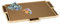 Relaxdays Puzzlebrett, 6 ausziehbare Schubladen, Puzzle bis 1500 Teile, Ebene Arbeitsoberfläche, Holz Puzzletisch, Natur, 1 Stück