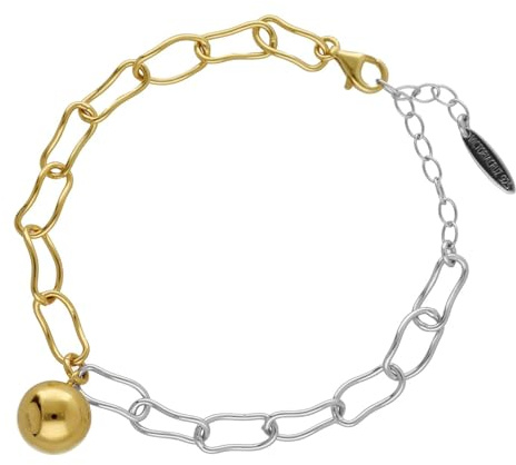 Victoria Cruz Damenarmband Copenhagen Silber Zweifarbig A4812-BP