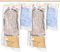 AiQInu Hängende Vakuumbeutel für Kleidung, 4 Stück Vakuumierbeutel Kleidung mit Haken Platzsparend, Vacuum Bags for Clothing für Anzüge, Mäntel, Jacken (135 * 70cm /90 * 70cm)