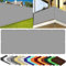 Balkon Sichtschutz Ohne Bohren 100 x 260 cm 100% Privatsphäre Deko für Balkongeländer mit Ösen Kabelbinder Und Kordel Zaunblende für Garten Balkon Terrasse, Hellgrau