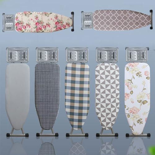 MObyat Bügelbrettbezug 90x30cm 100x34cm 120x38cm for Dampfbügeleisen, Baumwolle Bügeltischbezug, Bügelbrett Bezug for Schnelles Und Leichtes Bügeln(Pink,120x38cm/3.9FTx1.2FT)