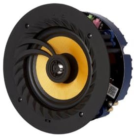 Lithe Audio All-In-One 6.5 Bluetooth Ceiling Speaker & Micro Subwoofer Bundle (01675-03200), 50W RMS Class D Amplifier, Voice Control, Perfect for Kitchens, Living Rooms & Bedrooms