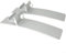 Soporte de calefacción por infrarrojos para calefacción de oficina para calefacción interior aleación de aluminio (plata)