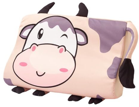 Bmdjdq Kleines beruhigendes Kissen, ergonomisches Nickerchen-Kissen, gemütliches Nackenstützkissen, maschinenwaschbar, kühlend und bequem, 45 x 27 x 6 cm, für Kinder und Mädchen