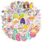 Easter Theme Stickers for Kids Teens, 50 Pcs Waterproof Vinyl Decal for Water Bottles, Laptops Cups Suitcases, Cute Rabbit Design Stickers for Boys, Girls Adults