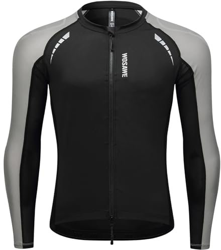 WOSAWE Herren Motorrad Jacke Mesh Atmungsaktiv Protektorenjacke Weiche Panzerung mit CE Abnehmbar Protektoren (Grau ohne Rüstung, S)