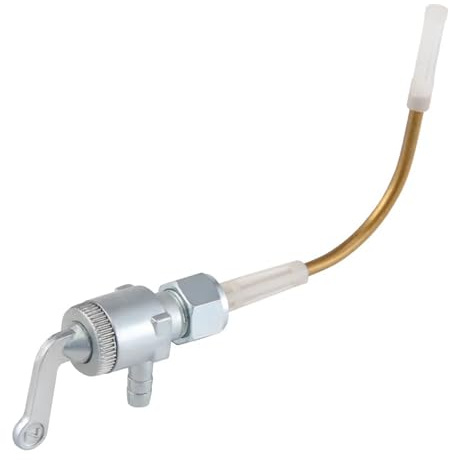NKURTPC Interrupteur Carburant Robinet de réservoir d'essence Compatible avec Honda Camino PA50 (1978-1992), Amigo PF50 (1975-1978) et Puch Maxi. Réservoir Robinet de Gaz