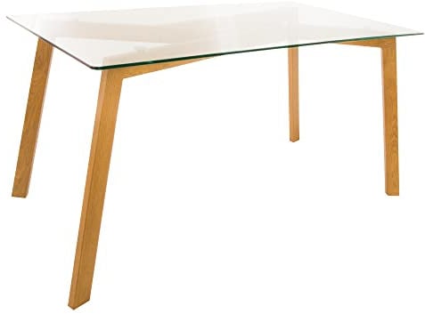 Atmosphera - Table à Manger Taho en Verre trempé
