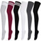 ANECO 6 Pairs Extra Long Socks Long Boot Stockings Thigh High Socks for Women