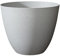 POETIC - Blumentopf für den Außenbereich - Rundes Pflanzgefäß - Farbe Grau/Beton - Durchmesser 39,3 cm Höhe 32 cm - 26 Liter - Aus recyceltem Kunststoff