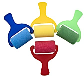 EDUPLAY Schwammroller 7 cm 4er Set