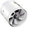 6” Duct Booster Fan, Low Noise Inline Exhaust Fan, Multifunctional Powerful Mute Extractor Ventilator, for Home Kitchen Bathroom Warehouse Garage Ventilation - White