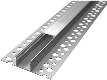 Pianeta Led Profil en aluminium de 2 m encastré Plaque de plâtre Carreaux pour bande à LED, couverture mate (BETA1T)