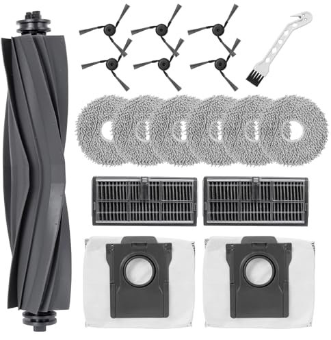 HeyKewi Kit di accessori di ricambio per Dreame X40 Ultra Complete / L40 Ultra / X40 Master/Mova P50 Pro Ultra Robot Aspirapolvere (18 Accessori di ricambio)