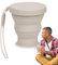 Sghtil Taza de café plegable - Taza de café de viaje de silicona de 200 ml, ligera y reutilizable, con aislamiento térmico, equipo de exterior para bebidas calientes y frías