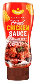 DELIEF Dipping Sauce zu Geflügel – Korean Fried Chicken – Süß Pikante Koreanische Sauce – OG ASIA – 380g Flasche