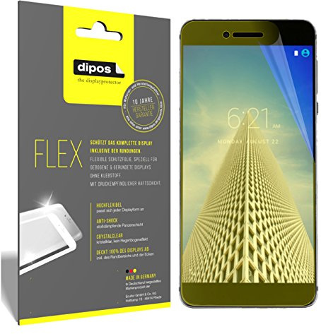 dipos I 3x Screen Protector compatible with Vernee Mars Pro - Covers Screen 100% - Protective Film