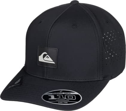 Quiksilver Herren Angepasste Mütze Baseballkappe, Jadeschwarz, Einheitsgröße