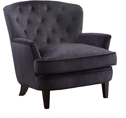 LEO, Samtvelours, Schwarz