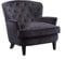Atlantic Home Collection LEO-01 Sessel, Schwarz, 1-Sitzer
