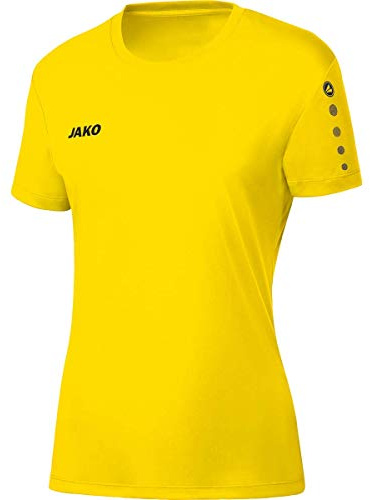 JAKO Trikot Team Damen Kurzarm, Größe:38, Farbe:Citro