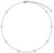 BONNYBIRD® Kleeblatt Kette Silber Damen Edelstahl Glücksbringer Halskette Kurz Choker Frauen Wasserfest Schmuck Silberkette Prüfung Firmung Abitur Kommunion Geschenk OP Gute Besserung Viel Glück