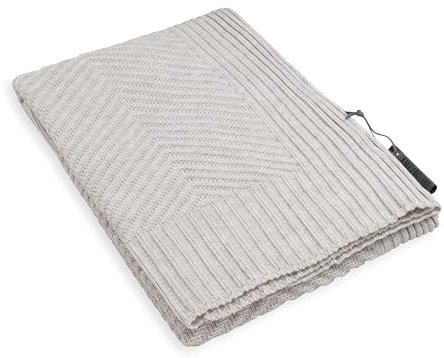 Knit Factory - Beau Plaid - Beige - 160x130 cm