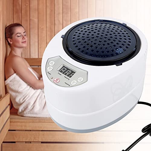Generador De Vapor Para Sauna De Vapor Portátil Con Mando a Distancia/Caja De Aromaterapia/Pantalla De Temporizador Para Bajar De Peso, Eliminar Toxinas (2L)
