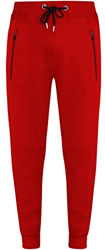 A2Z Mens Two Tone Fleece Jogging Bottoms Gym Sweatpants Tracksuit Pants Set | Comfortable Exercise Trousers Casual Sportswear Men Sizes Small through 4XL