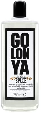 Golonya - SPICE - Botella de agua de colonia, Kolonya 250 ml - Refrescante - Intenso - Aroma Especiado - Perfume unisex que dura mucho tiempo