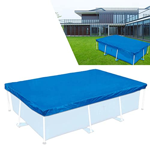 sadfd Rechteckige Poolabdeckung, 260 X 170 cm Pool Abdeckplane, Rectangular Pool, Oberirdische Poolabdeckung, Staubdichte, Regenfeste Solar Poolabdeckung, Außenpool Schutz (nur Abdeckung)