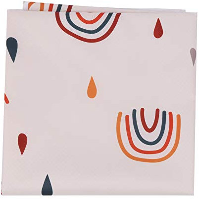 Baby-Esszimmerstuhl-Matte, Wasserdichte Bodenmatte, Rutschfeste Spielmatte Unter Hochstuhl-Bodenschutz(110 * 110CM-SMT105-EF345) Babys Innenaktivität