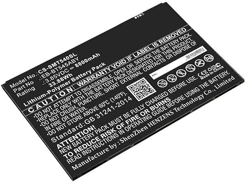 CoreParts Ersatzteil Battery 33.88Wh Li-Pol 3.85V 8800mAh Black for Samsung, MBXTAB-BA102