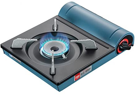 Réchaud de camping, réchaud portable au butane, réchaud d'extérieur for cuisine en plein air, sac à dos, randonnée, urgence à domicile (Size : A)