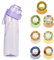 LUSQI Wasserflasche mit 7 verschiedenen Arten von Kreis Geschmack Pods, 650ML/22Oz Obst Duft Wasserflasche, Duft Wasser Cup, Sport Wasser Cup geeignet für Outdoor-Sport (lila+7 Aromaschoten)