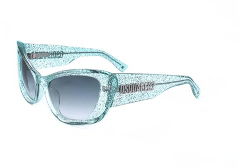 Dsquared Unisex Sonnenbrille D2 0118/S Mvu 57/19/130 Damen Sunglasses, MVU/08 Azure, 57
