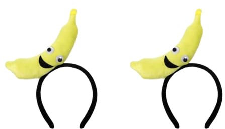 Abaodam 2 Stück Mädchen Haarspangen Mädchen Hut Obst Hut Haargummis Leistung Kopfbedeckung Lustig Hut Spaß Stirnbänder Essen Stirnband Haarnadel Gemüse Zubehör Jesus Party