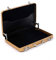 Porte-cartes de visite fin en aluminium multicolore pour homme et femme, étui professionnel de poche en métal et mini valise, doré