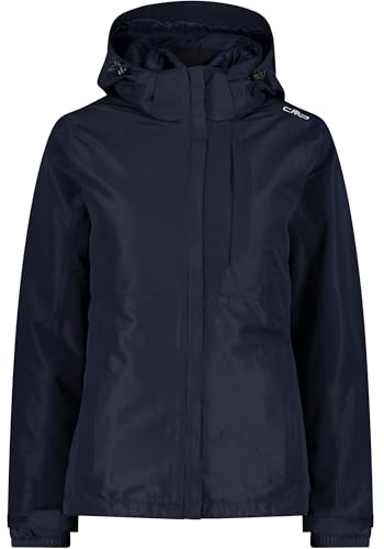 CMP, JACKET ZIP HOOD DETACHBLE INN.JACKET, 33Z1646D, Dark Blue, D42, Woman