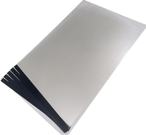 OKLILI 5 x Trägerblätter, kompatibel mit Doxie Go SE DX400 Q Q2 A4 Briefgröße Scanner Scan A3 B4 ungerade Größe, fadenschein, gefaltet, zerrissenes zerbrechliches Papier, Quittung, Zeitungsausschnitt,