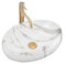 GTM Design Aufsatzwaschbecken Glanz Modern Waschbecken ohne Hahnloch - Elegant Aufsatzwaschbecken Oval für Badezimmer und Gäste WC - nur Bad Waschbecken - Modell 3