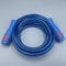 XYZ Sports X4 Savant Heavy Muay Thai Rope - Blue/Blue, 9ft Jump Rope with Resin Grip Handles, 12mm PVC Cord, Industrial Grade S-Handle for Boxing, MMA, Martial Arts