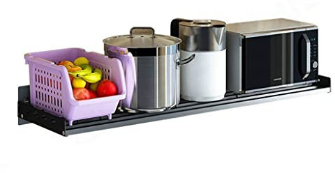 XYMJT Estante de Cocina, Estante de Cocina, Estante para microondas, Estante para Horno, Estante de Almacenamiento montado en la Pared para Cocina, Soporte para microondas