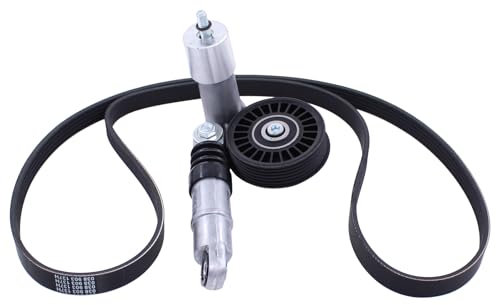 Spannrolle Riemenspanner Keilrippenriemen Riemenscheibe Umlenkrolle Rippenriemen Führungsrolle Reparatursatz für Passat B5 3B für Passat B5.5 für Bora A4 B5 8D A4 B6 8E A6 C5 4B Superb 1.9 TDI 2.0 TDI