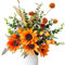 ROLLWAY Girasoli artificiali, decorazione per autunno, bouquet di fiori artificiali, decorazione autunnale, bouquet di fiori artificiali, bouquet di fiori di seta, per decorazione da tavolo