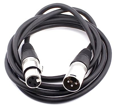 Toyvian 2 Pcs Male to Female Microphone Cable Black Cable Line Cable Female Colored Cables Microphone Cable Male to Balanced Microphone Cable C Cable Y Cable Mixer Cable Speakers Wire Xlr