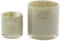 DutZ Votivlicht Taupe | Kerzenglas, Windlicht, Vase | H 10 D 10 cm | mundgeblasenes Glas